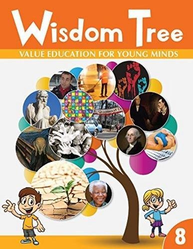 Book cover with tree illustration and diverse images in circles.