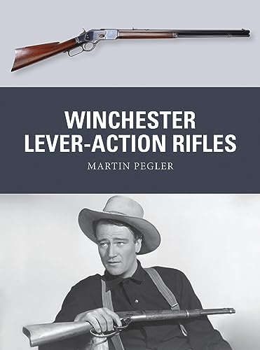 Book cover featuring a vintage Winchester lever-action rifle and cowboy portrait.