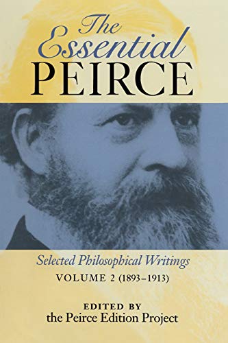 Book cover featuring a portrait of Charles Sanders Peirce and yellow background.