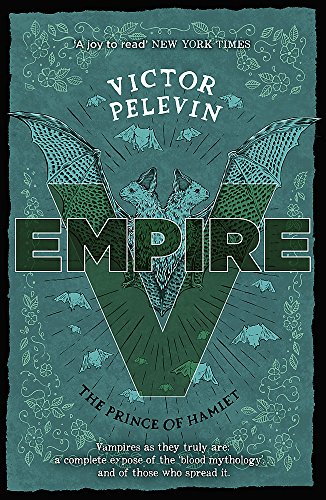 Book cover: "Empire V" by Victor Pelevin, featuring bats and text.