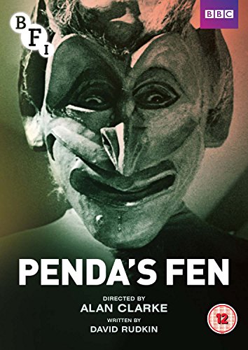 DVD cover for "Penda's Fen" featuring a person in a painted mask.