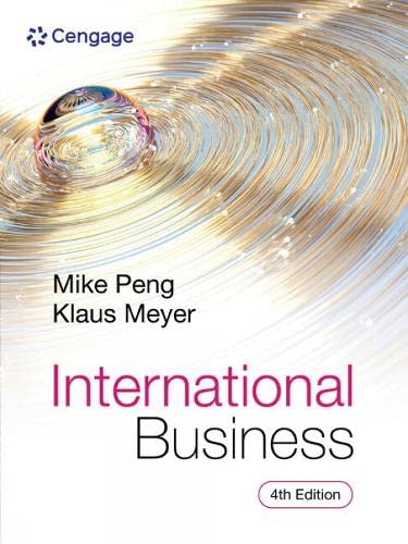 Textbook cover for "International Business" by Peng and Meyer, 4th edition.