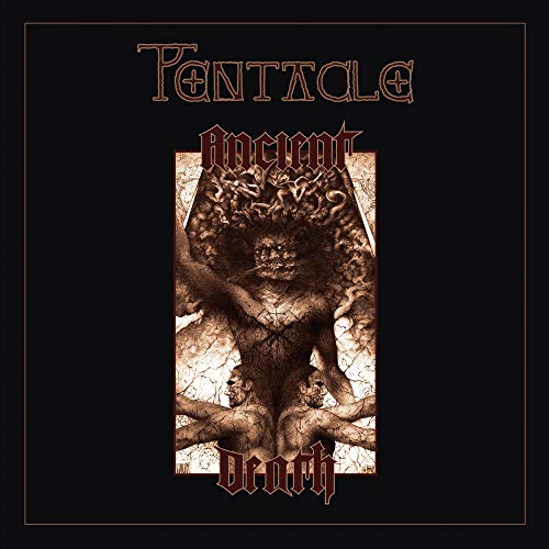 CD cover for Pentacle’s “Ancient Death” with dark, gothic imagery.