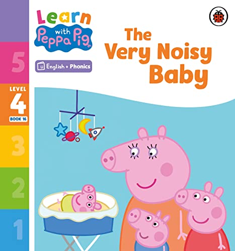Peppa Pig phonics reader book cover with Peppa and baby piglets.