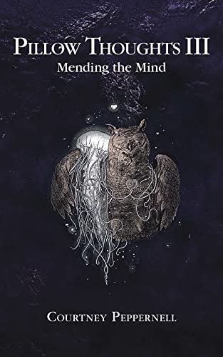 Book cover featuring an owl and a jellyfish against a dark, textured background.