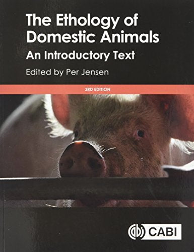 Book cover featuring a pig’s face, titled “The Ethology of Domestic Animals.”