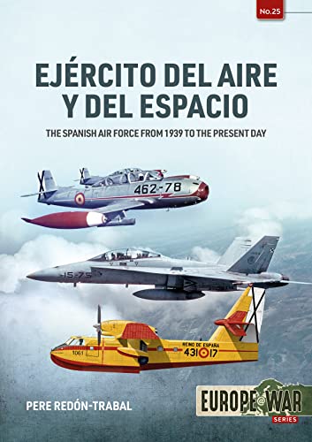 Book cover featuring three Spanish Air Force aircraft in flight.