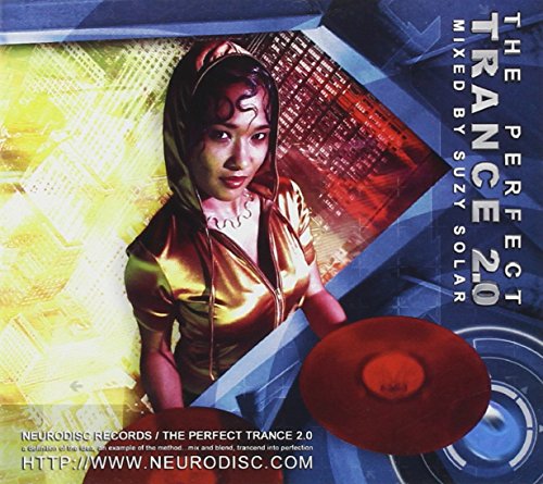 CD cover for “Perfect Trance 2.0” featuring a woman in a hood.