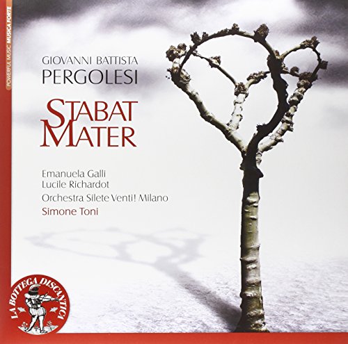 Vinyl album cover for Pergolesi’s Stabat Mater, featuring a bare tree.