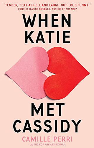 Book cover with bold title, pink background, and paper lips.