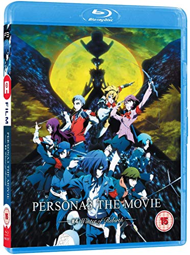 Blu-ray case for “Persona 3 The Movie #4” featuring anime characters.