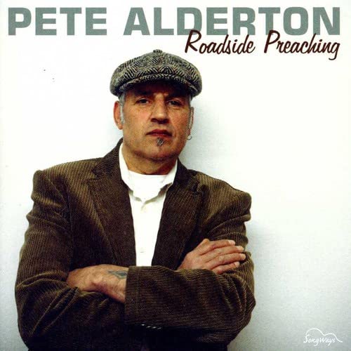 CD cover featuring Pete Alderton in a tweed suit and cap.