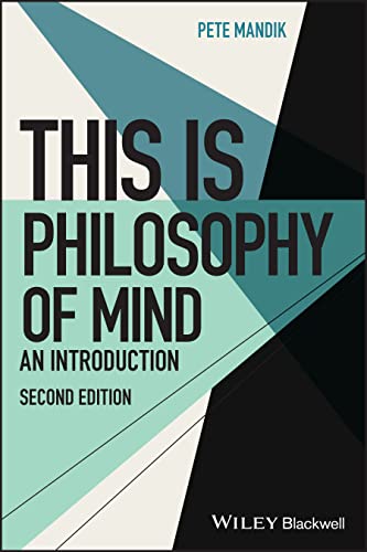 Book cover: "This Is Philosophy of Mind," second edition, teal and black design.
