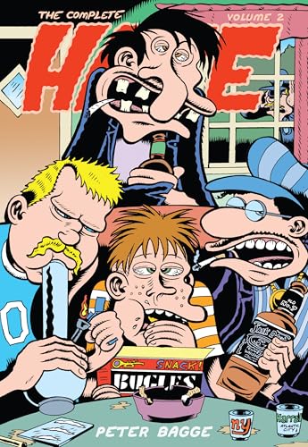 Comic book cover with cartoon figures smoking and drinking, titled "HATE Volume 2".