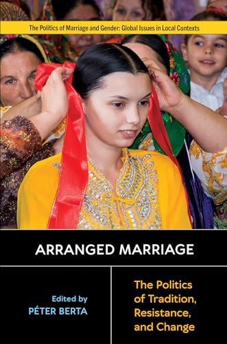 Book cover: “Arranged Marriage” depicts a young woman with a red ribbon.