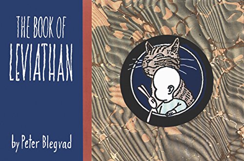 Book cover: dark blue with illustration of a cat and person in a circle.