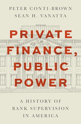 Book cover: “Private Finance, Public Power” with a neoclassical building illustration.