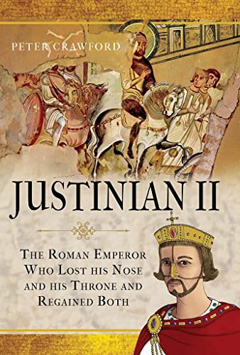 Book cover featuring Byzantine art and a portrait of Justinian II.