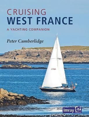 Book cover: sailing yacht on blue water, rocky coastline.