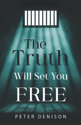 Book cover with bars at the top and text: “The Truth Will Set You Free.”
