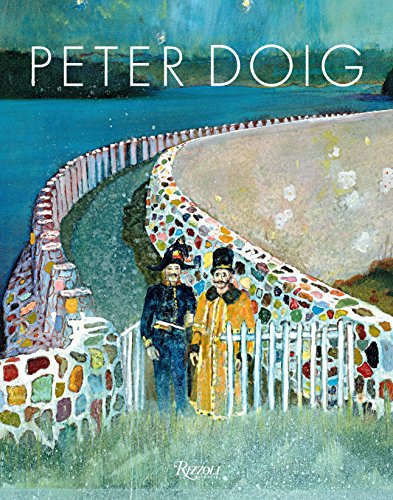 Book cover featuring a painting of two figures by Peter Doig.