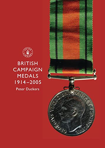 Book cover featuring a British campaign medal with a ribbon and portrait.