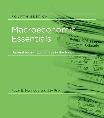 Green textbook cover with white text: "Macroeconomic Essentials, Fourth Edition.