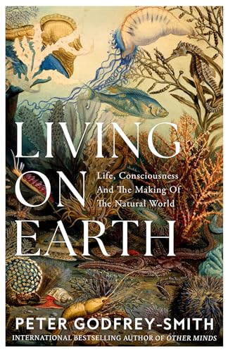 Book cover with vintage illustrations of marine life and bold text.