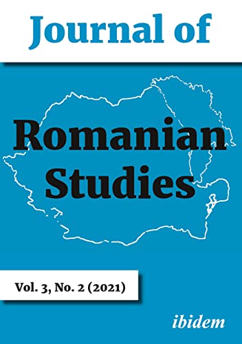 Journal of Romanian Studies cover with a map of Romania.