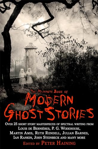 Book cover: "The Mammoth Book of Modern Ghost Stories" with a spooky, dark image.