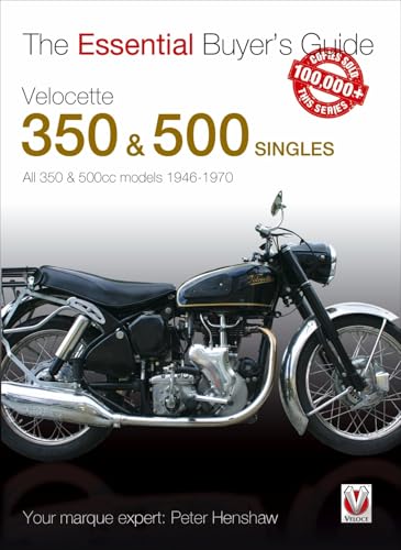 Book cover featuring a classic black Velocette 350/500 motorcycle.