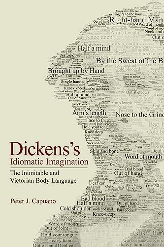 Book cover: a head-shaped collage of text with "Dickens's" in red.