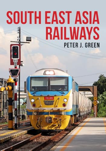 Book cover featuring a yellow and white train at a railway station.