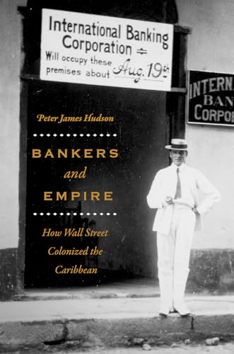 Book cover with a man in a suit standing before a bank entrance.