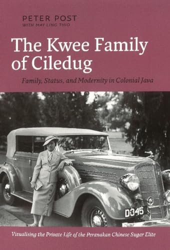 Book cover: "The Kwee Family of Ciledug" with vintage car photo.