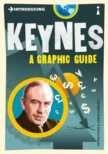 Book cover: "Introducing Keynes," featuring a portrait and economic symbols.