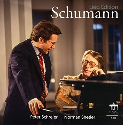 CD cover featuring Peter Schreier and Norman Shetler with a piano.