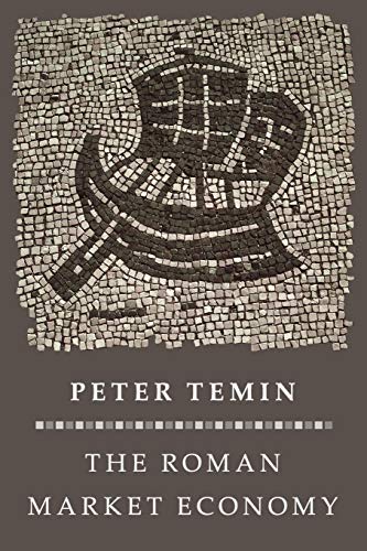 Book cover: mosaic ship above title "The Roman Market Economy".