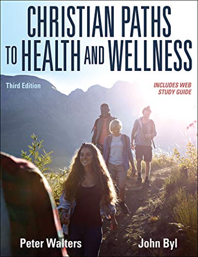 Book cover: “Christian Paths to Health and Wellness” with hikers.