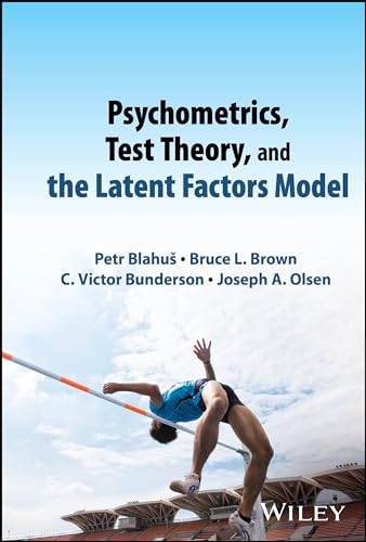 Book cover with a high jumper, titled “Psychometrics, Test Theory…”
