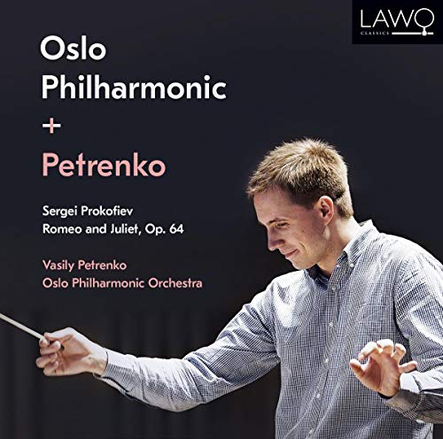 CD cover featuring conductor Vasily Petrenko and text for Prokofiev’s Romeo & Juliet.
