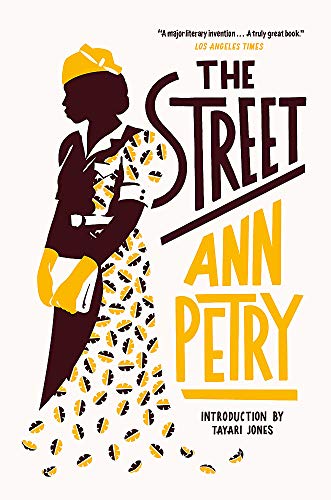 Book cover for "The Street" by Ann Petry, featuring a stylized woman.