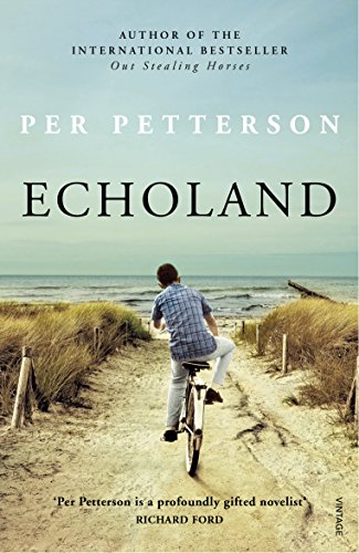 Book cover: a boy on a bicycle facing a coastal landscape.