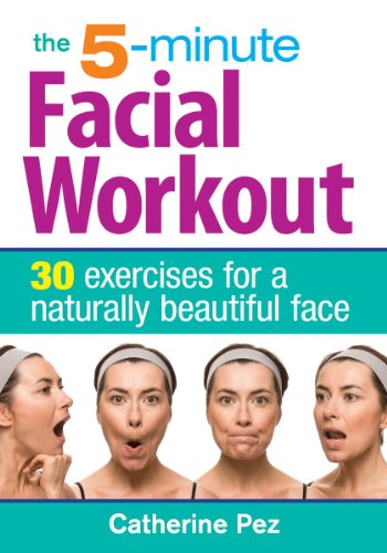 Book cover featuring a woman demonstrating facial exercises.