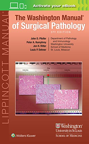 Book cover: “The Washington Manual of Surgical Pathology,” 3rd edition.