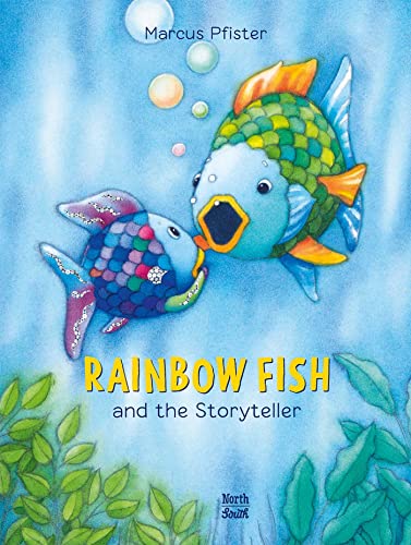 Cover of "Rainbow Fish and the Storyteller" book, two colorful fish.