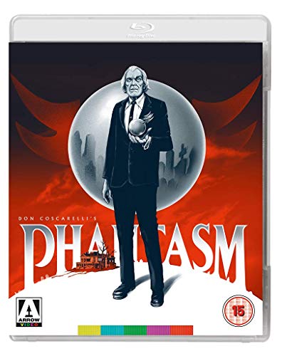 "Blu-ray case with red and black cover featuring a man in a suit."