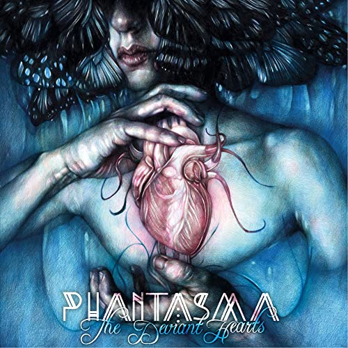 CD cover: woman with butterflies and a visible, held heart.
