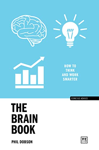 Book cover with brain illustration, lightbulb, and rising bar graph.