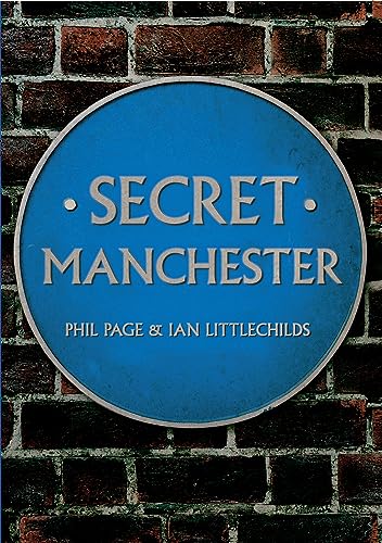 Book cover: "Secret Manchester" with a blue commemorative plaque image.